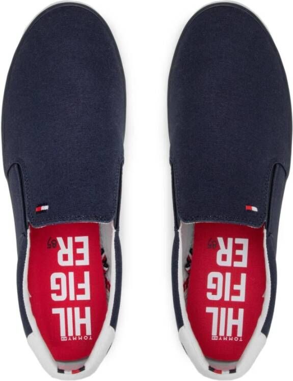 Tommy Hilfiger Blauwe Sneakers Platte Schoenen
