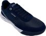 Tommy Hilfiger Blauwe Sneakers Ronde Neus Platte Hak - Thumbnail 2