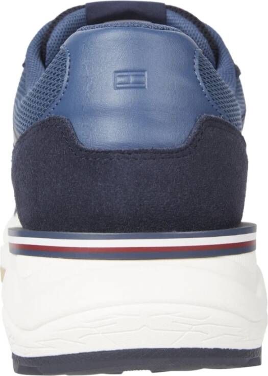 Tommy Hilfiger Blauwe Sneakers Ventielmix Vrije Tijd Blue Heren