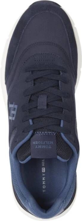 Tommy Hilfiger Blauwe Sneakers Ventielmix Vrije Tijd Blue Heren