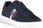 Tommy Hilfiger Lightweight Corporate Heren Sneakers Sport Casual Schoenen Navy Blauw FM0FM02661-DW5 - Thumbnail 7