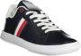Tommy Hilfiger Sneakers ESSENTIAL LEATHER CUPSOLE met typische strepen vrijetijdsschoen lage schoen veterschoen - Thumbnail 8