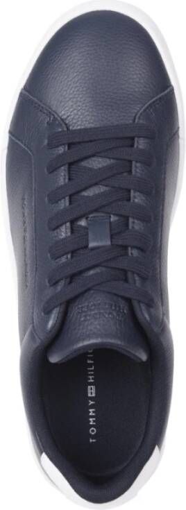 Tommy Hilfiger Blauwe Vrijetijdssneakers Blue Heren
