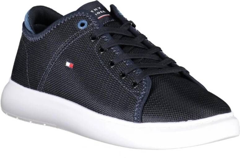 Tommy Hilfiger Blue Polyester Sneaker Wit Heren