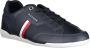 Tommy Hilfiger Heren Leren Sneakers Blue Heren - Thumbnail 4