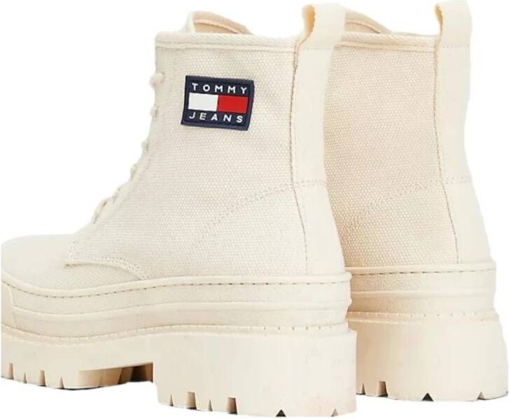 Tommy Hilfiger Botin Foxing Boot Wit Dames