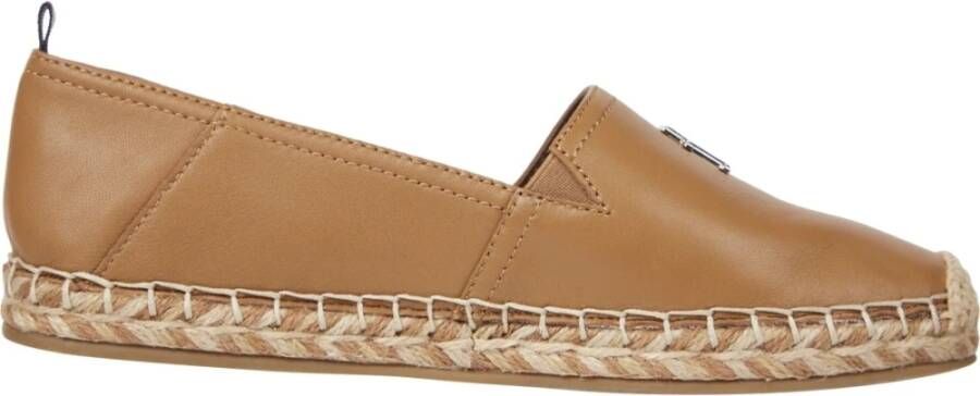 Tommy Hilfiger Bruine Espadrilles voor Vrouwen Brown Dames