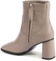 Tommy Hilfiger Bruine Leren Rits Enkellaarzen - Thumbnail 3