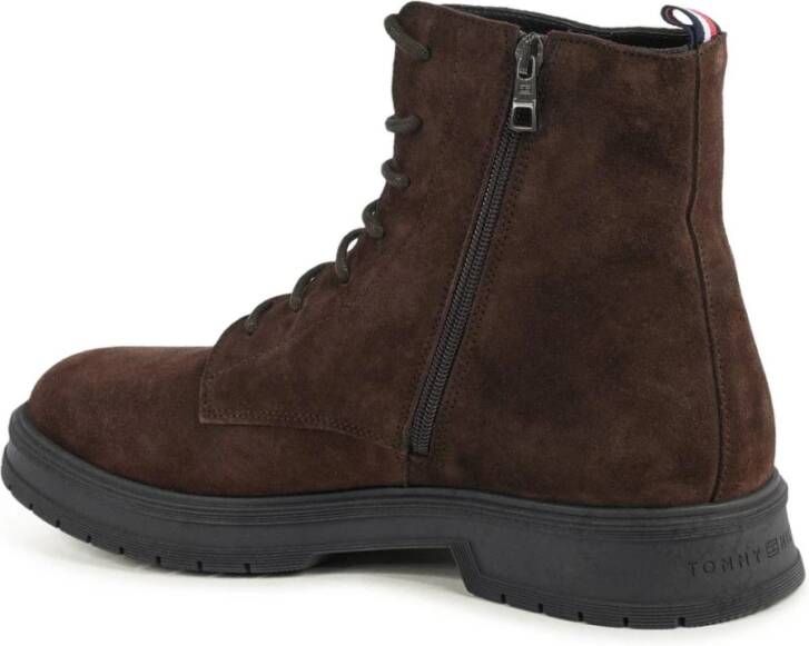 Tommy Hilfiger Bruine Suède LaceUp Laarzen