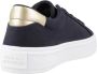 Tommy Hilfiger Plateausneakers ESSENTIAL VULC CANVAS SNEAKER Contrastafwerking in metalliclook vrijetijdsschoen halfschoen veterschoen - Thumbnail 5
