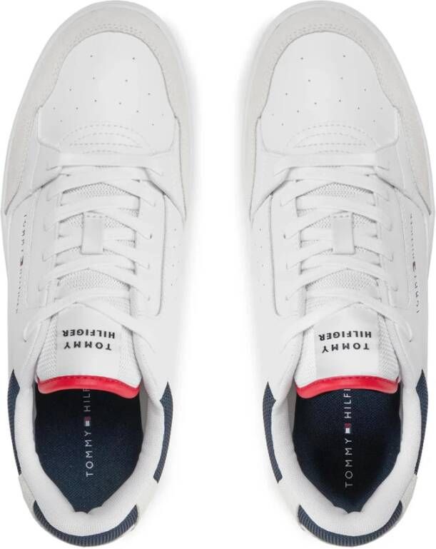 Tommy Hilfiger Casual Sneakers met Iconisch Monogram White Heren
