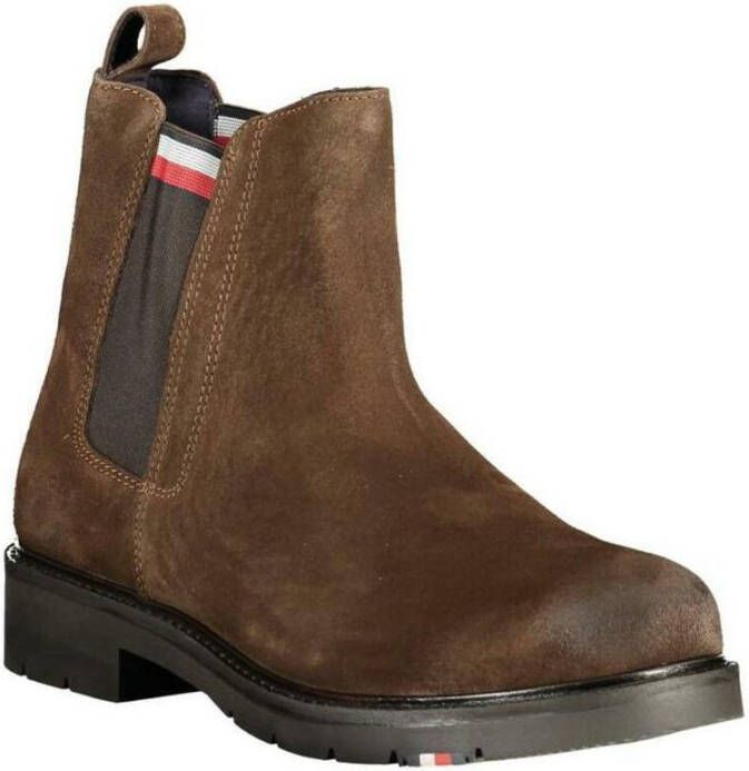 Tommy Hilfiger Brown Men& Boots Shoes Bruin Heren