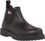 TOMMY JEANS Chelsea-boots TJM LEATHER CHELSEA BOOT hakken zakelijke mode instaplaarzen enkellaars breedte g - Thumbnail 2