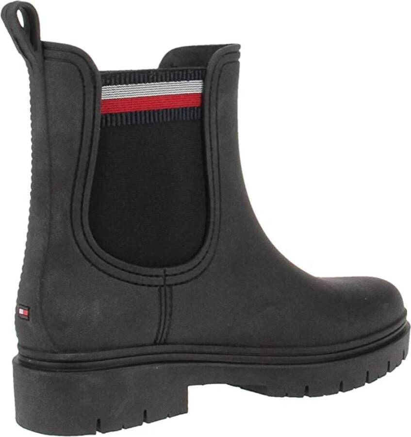 Tommy Hilfiger Chelsea Laarzen Black Dames