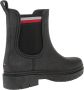 Tommy Hilfiger Hardware Rainboot Enkellaars Black Dames - Thumbnail 4
