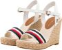 Tommy Hilfiger Corporate Sleehak Schoenen Beige Dames - Thumbnail 3
