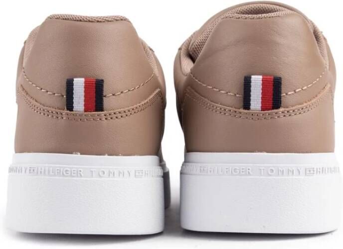 Tommy Hilfiger Court Trainers Bruin Dames