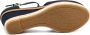 Tommy Hilfiger Dames Marineblauwe Basis Gesloten Teen Mid Wedge Blue Dames - Thumbnail 6