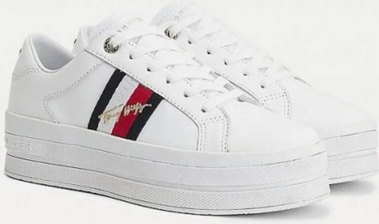 Tommy Hilfiger Dames Platform Sneaker White Dames