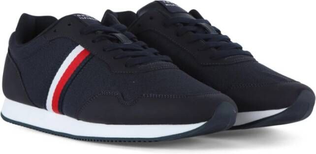 Tommy Hilfiger Eco-Fabric Sneakers LO Runner MIX Blue Heren