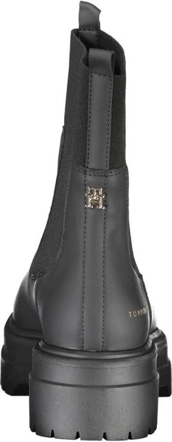Tommy Hilfiger Elegante Bootie met Contrastdetails Black Dames