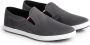 Tommy Hilfiger Grijze Instappers Essential Slip On Chambray Vulc - Thumbnail 7