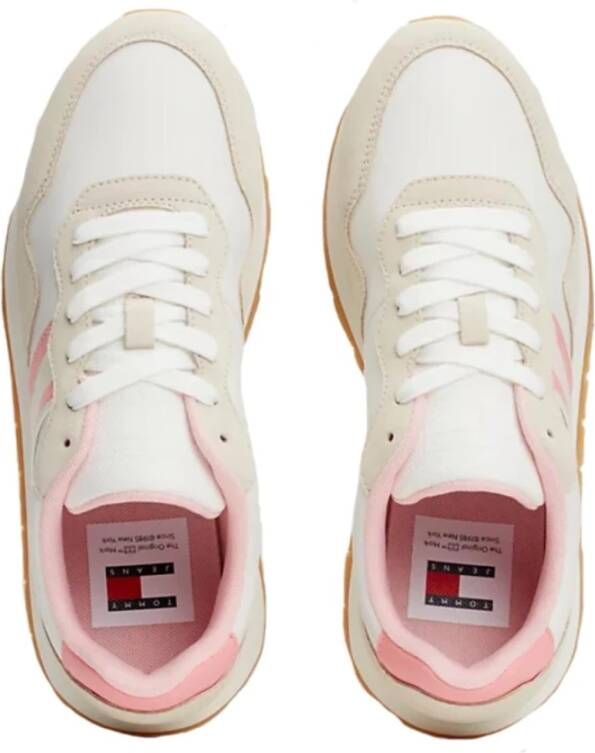 Tommy Hilfiger Eva Runner Mat Mix Sneakers Pink Dames