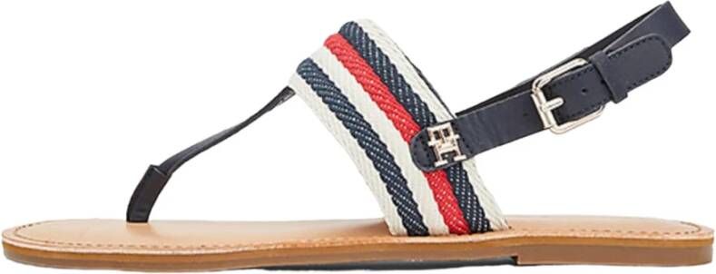 Tommy Hilfiger Flat Sandals Blauw Dames