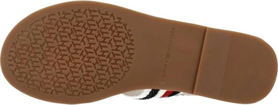 Tommy Hilfiger Stijlvolle Platte Sandalen White Dames