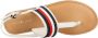 Tommy Hilfiger Sandalen FLAT SANDAL CORPORATE met strepen in tommy-kleuren - Thumbnail 11