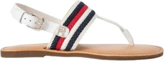 Tommy Hilfiger Flat Sandals Wit Dames