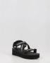 Tommy Hilfiger Flatform Eva Sandal Dames Sandalen Zwart - Thumbnail 8