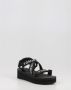 Tommy Hilfiger Flatform Eva Sandal Dames Sandalen Zwart - Thumbnail 7