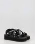 Tommy Hilfiger Flatform Eva Sandal Dames Sandalen Zwart - Thumbnail 9