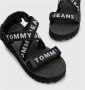 Tommy Hilfiger Flatform Eva Sandal Dames Sandalen Zwart - Thumbnail 11