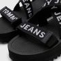 Tommy Hilfiger Flatform Eva Sandal Dames Sandalen Zwart - Thumbnail 13
