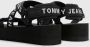 Tommy Hilfiger Flatform Eva Sandal Dames Sandalen Zwart - Thumbnail 14