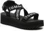Tommy Hilfiger Flatform Eva Sandal Dames Sandalen Zwart - Thumbnail 10