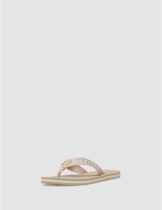 Tommy Hilfiger Flip Flops Beige Dames