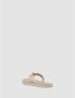 Tommy Hilfiger Stijlvolle Webbing Sandal Flip Flops Beige Dames - Thumbnail 11