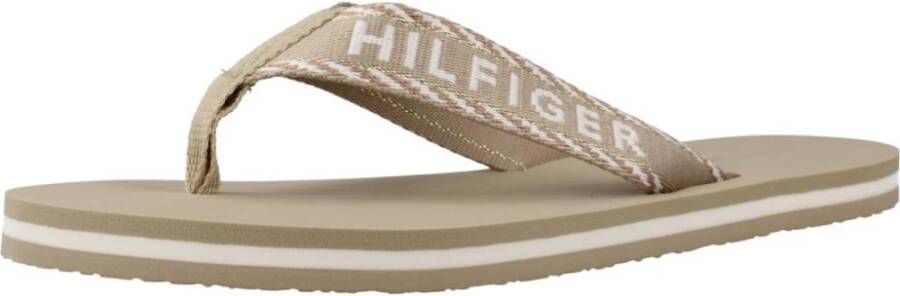 Tommy Hilfiger Flip Flops Beige Dames