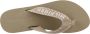 Tommy Hilfiger Stijlvolle Webbing Sandal Flip Flops Beige Dames - Thumbnail 9
