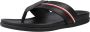 TOMMY HILFIGER Zwarte Teenslippers Hilfiger Toe Post - Thumbnail 13