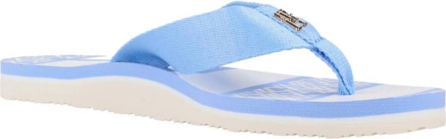 Tommy Hilfiger Stijlvolle Flip Flops voor Vrouwen Blue Dames