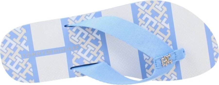 Tommy Hilfiger Stijlvolle Flip Flops voor Vrouwen Blue Dames