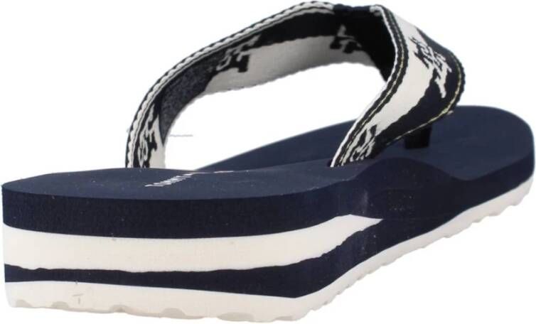 Tommy Hilfiger Colorblock Webbing Flip Flops Blue Dames
