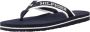 Tommy Hilfiger Webbing Pool Slide Flip Flops Blue Dames - Thumbnail 3