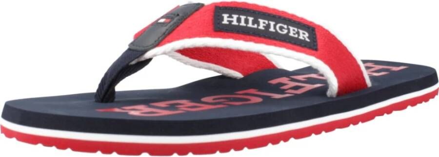 Tommy Hilfiger Strand Patch Flip Flops Beige Heren