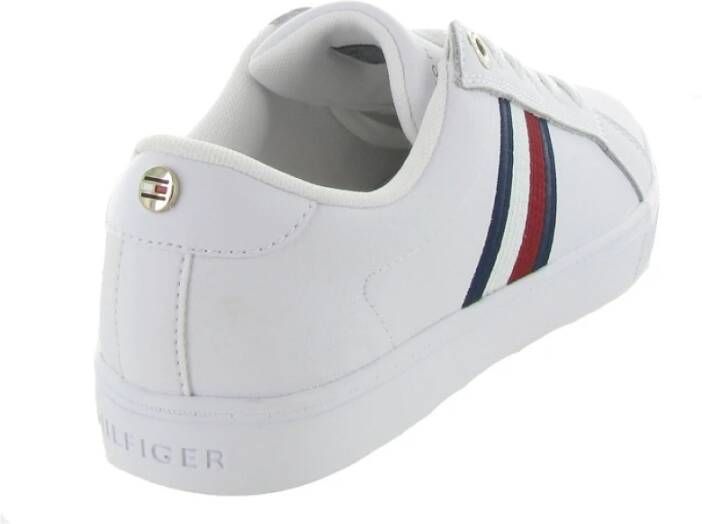 Tommy Hilfiger Gestreepte Sneaker Essential Stijl Schoenen Gray Heren