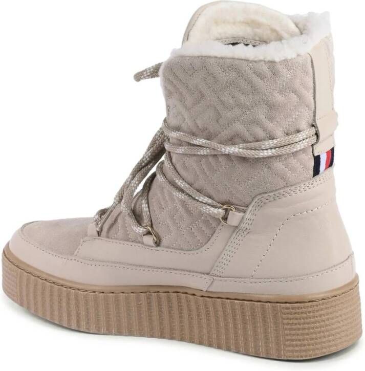 Tommy Hilfiger Gewatteerde Veterschoenen Enkellaarsjes